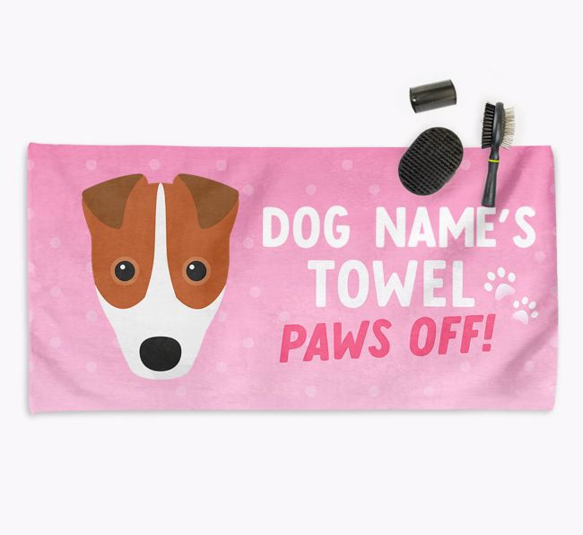 'Paws Off' Dog Towel for your {breedCommonName}